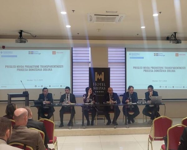 Транспаренси интернешонал у БиХ организовао конференцију под називом „Отворена власт за отворено друштво“